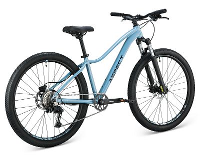 Превью  Велосипед ASPECT Alma Elite 27.5 Серо-Голубой (2025)